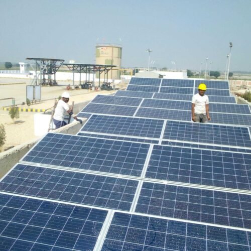 Commercial solar panel installation in DHA Karachi